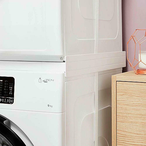 Комплект монтажний Whirlpool для з'єднання пральної машини з сушильною машиною, 45-60см, білий