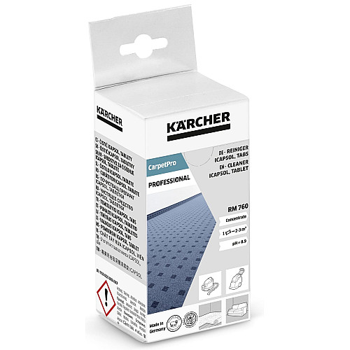 Чистящее средство в таблетках Karcher RM 760 CarpetPro iCapsol для моющих пылесосов с технологией инкапсуляции 16шт