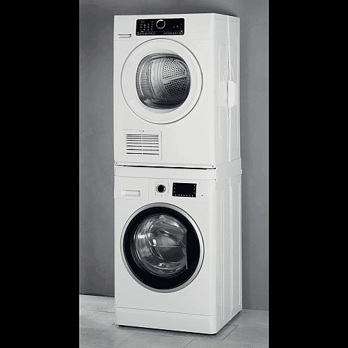 Комплект монтажный Whirlpool для соединения стиральной машины с сушильной машиной, 45-60см, белый