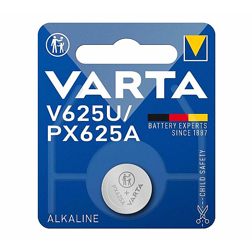 Батарейка Varta щелочная V625 U (AG625, GPAX625A, EPX625G, KA625, R625, PX625A) блистер, 1 шт