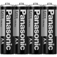 Батарейка Panasonic Extra Heavy Duty вугільно-цинкова AA(R6) плівка, 4 шт.