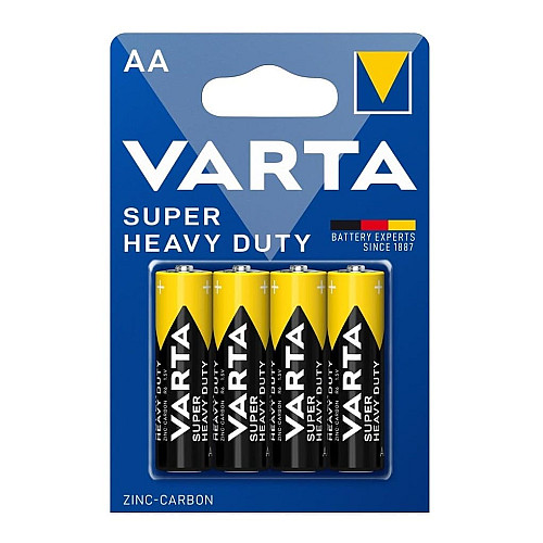Батарейка Varta Super Heavy Duty угольно-цинковая AA блистер, 4 шт.
