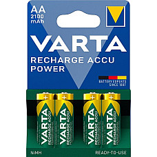 Акумулятор Varta NI-MH Power AA 2100 мА•г, 4шт