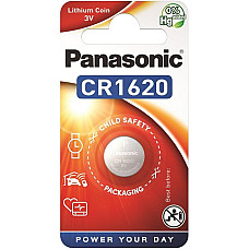 Батарейка Panasonic літієва CR1620 блістер, 1 шт.