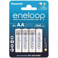 Акумулятор Panasonic Eneloop NI-MH  AA 2000 мАг, 4 шт.