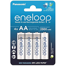 Акумулятор Panasonic Eneloop NI-MH  AA 2000 мАг, 4 шт.