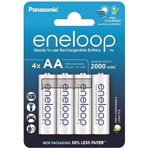 Акумулятор Panasonic Eneloop NI-MH  AA 2000 мАг, 4 шт.