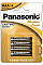 Батарейка Panasonic ALKALINE POWER лужна AAA блістер, 4 шт.