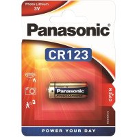 Батарейка Panasonic литиевая CR123 блистер, 1 шт.