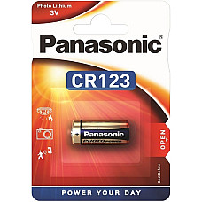 Батарейка Panasonic літієва CR123 блістер, 1 шт.