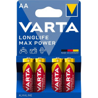 Батарейка Varta Longlife Max Power AA  блістер, 4 шт