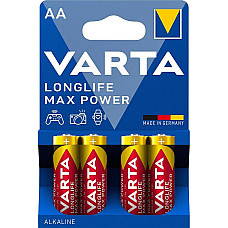 Батарейка Varta Longlife Max Power AA  блістер, 4 шт
