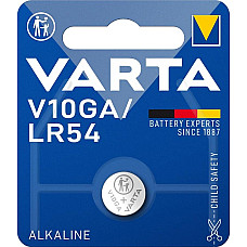 Батарейка Varta лужна  V10 GA (LR54) блістер, 1 шт