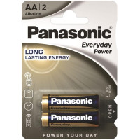 Батарейка Panasonic EVERYDAY POWER щелочная AA блистер, 2 шт.