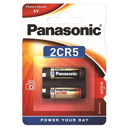 Батарейка Panasonic літієва 2CR5 блістер, 1 шт.
