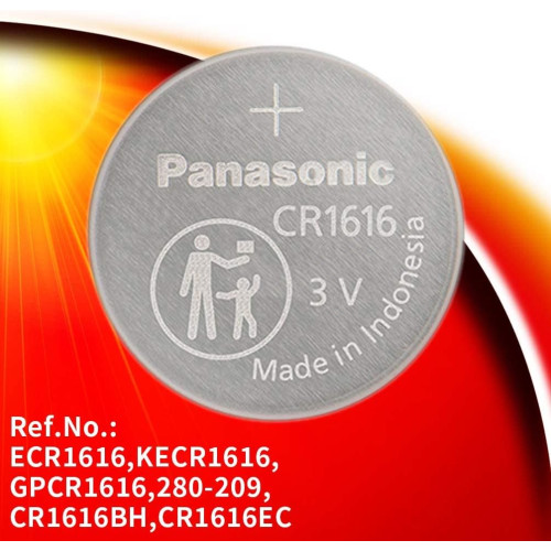Батарейка Panasonic літієва CR1616 блістер, 5 шт.