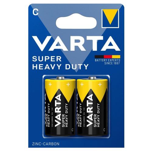 Батарейка Varta Super Heavy Duty вугільно-цинкова C BLI 2  блістер, 2 шт