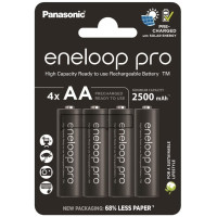 Аккумулятор Panasonic Eneloop NI-MH Pro AA 2500 мАч, 4 шт.