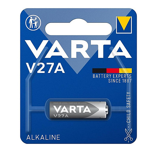 Батарейка Varta лужна V27 A (MN27, 27А, GP27A, L828) блістер, 1 шт