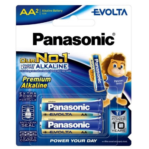 Батарейка Panasonic Evolta лужна AA блістер, 2 шт.
