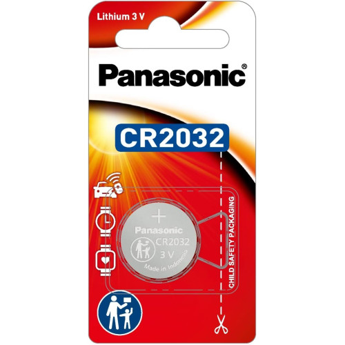 Батарейка Panasonic літієва CR2032 блістер, 1 шт.