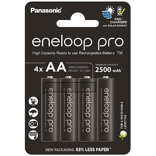 Акумулятор Panasonic Eneloop NI-MH  Pro AA 2500 мАг, 4 шт.