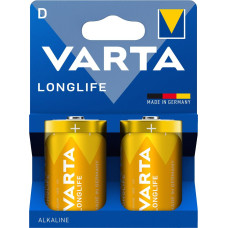 Батарейка Varta Longlife лужна D(LR20)  блістер, 2 шт