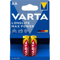 Батарейка Varta Longlife Max Power щелочная AA блистер, 2 шт