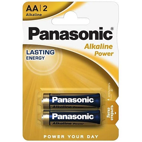Батарейка Panasonic ALKALINE POWER щелочная AA блистер, 2 шт.