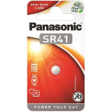 Батарейка Panasonic срібло-цинкова SR41(392, V392, D392) блістер, 1 шт.