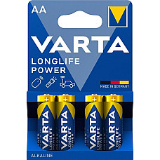 Батарейка Varta Longlife Power лужна AA блістер, 4 шт