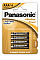 Батарейка Panasonic ALKALINE POWER лужна AAA блістер, 4 шт.