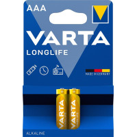 Батарейка Varta Longlife лужна AAA блістер, 2 шт