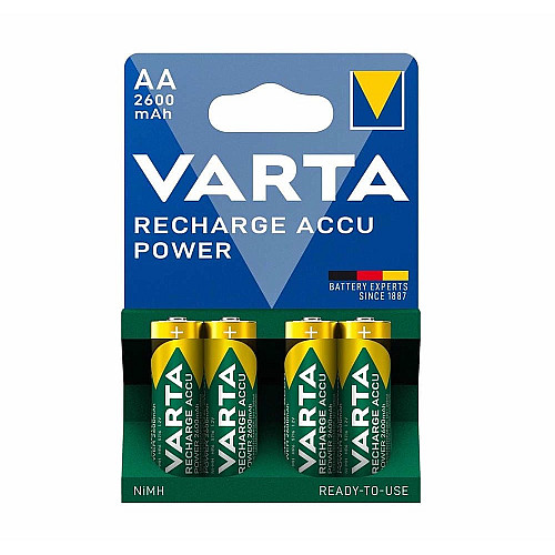 Акумулятор Varta NI-MH Power AA 2600 мА•г, 4шт