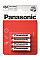 Батарейка Panasonic RED ZINC вугільно-цинкова AAA(R3) блістер, 4 шт.