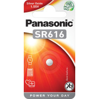 Батарейка Panasonic срібло-цинкова SR616(321, V321, D321) блістер, 1 шт.