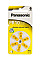 Батарейка Panasonic воздушно-цинковая PR230(10A, AC230E/EZ, ZA10, PR10, DA10) блистер, 6 шт.