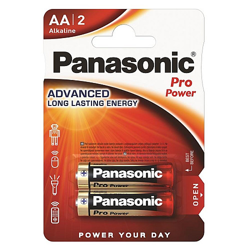 Батарейка Panasonic PRO POWER лужна AA блістер, 2 шт.