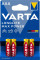 Батарейка Varta Longlife Max Power лужна AAA блістер, 4 шт