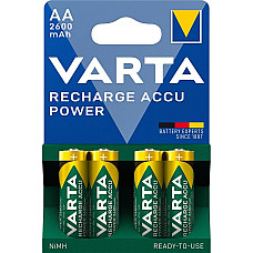 Акумулятор Varta NI-MH Power AA 2600 мА•г, 4шт