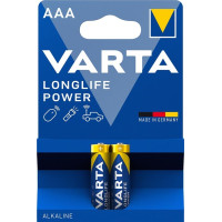 Батарейка Varta Longlife Power щелочная AAA блистер, 2 шт