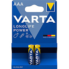 Батарейка Varta Longlife Power лужна AAA блістер, 2 шт