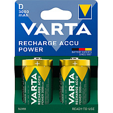 Акумулятор Varta NI-MH Power D(LR20) 3000 мА•г, 2шт