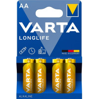 Батарейка Varta Longlife лужна AA блістер, 4 шт