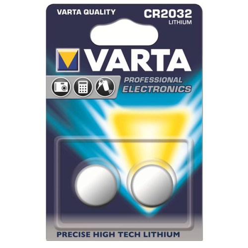 Батарейка Varta літієва CR2032 блістер, 2шт