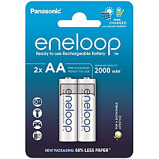 Акумулятор Panasonic Eneloop NI-MH  AA 2000 мАг, 2 шт.