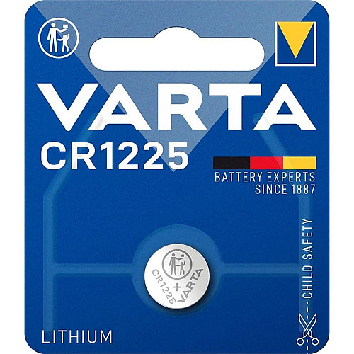 Батарейка Varta літієва CR1225 блістер, 1 шт