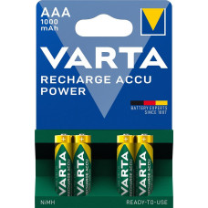 Акумулятор Varta NI-MH Power AAA 1000мА•г, 4шт