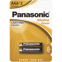 Батарейка Panasonic ALKALINE POWER щелочная AAA блистер, 2 шт.