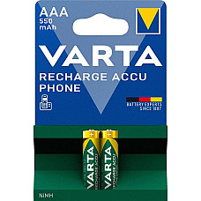 Акумулятор Varta NI-MH Phone  AAA 550 мА•г, 2шт